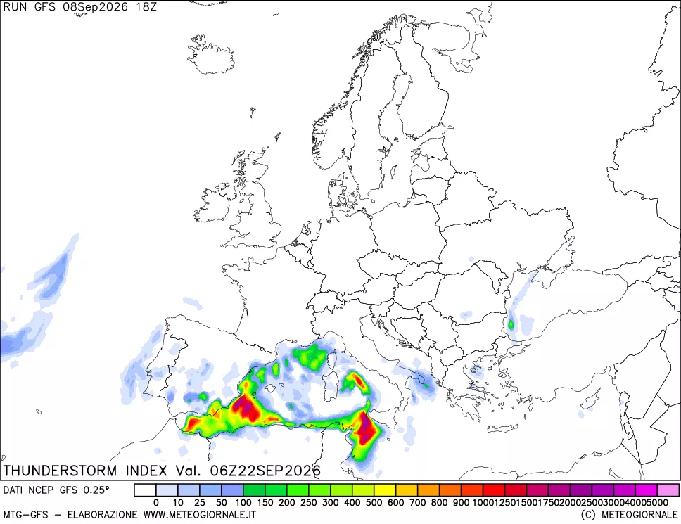 mappa Indice Temporali (TSI)