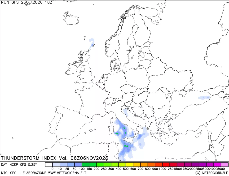 mappa Indice Temporali (TSI)