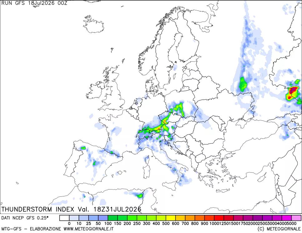 mappa Indice Temporali (TSI)