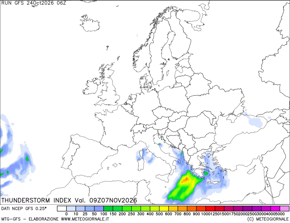 mappa Indice Temporali (TSI)
