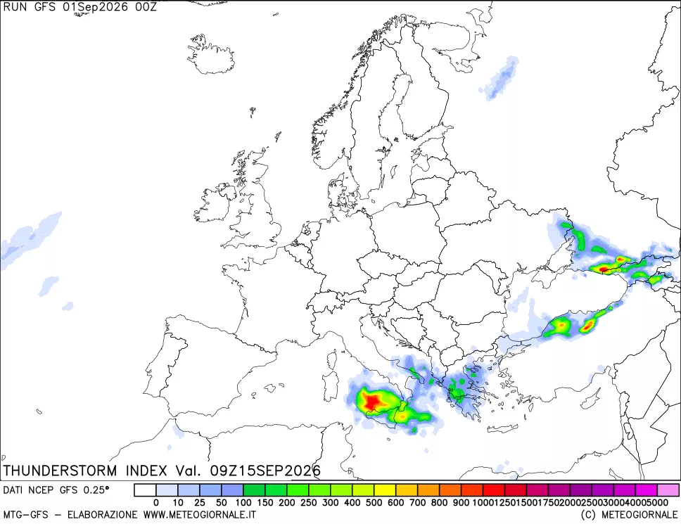 mappa Indice Temporali (TSI)