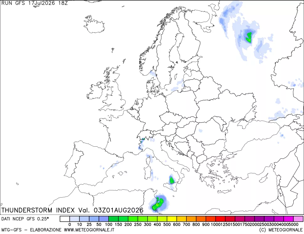 mappa Indice Temporali (TSI)