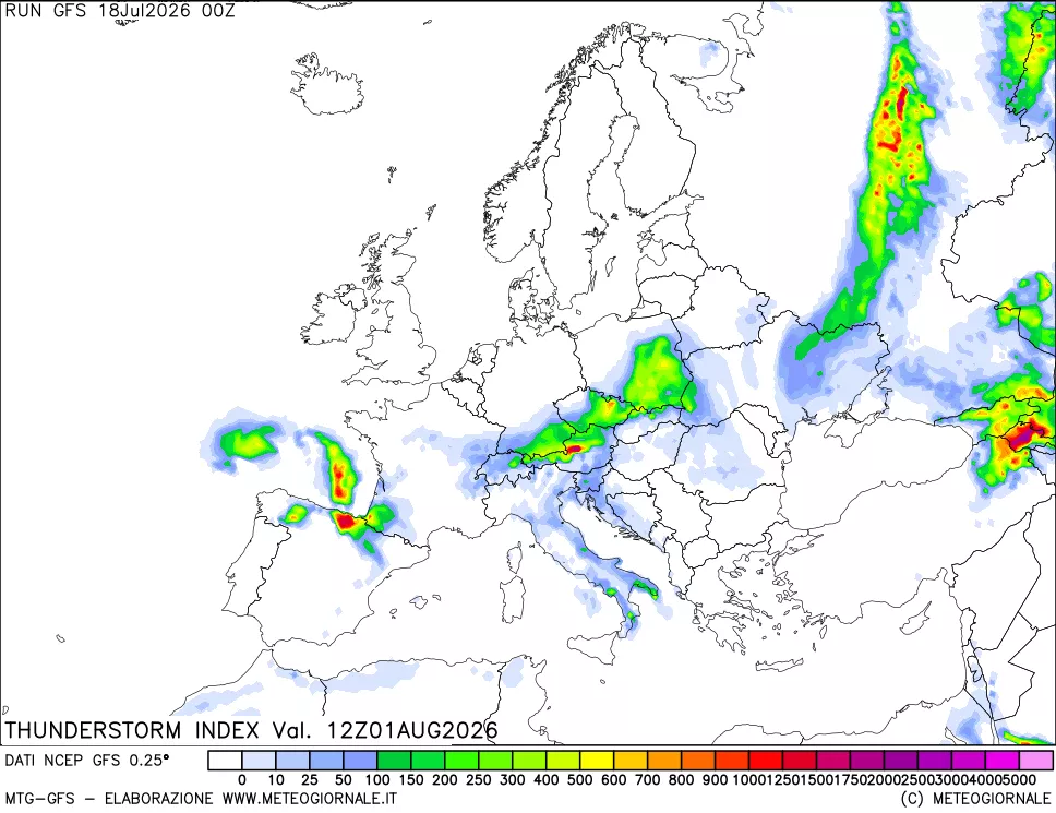 mappa Indice Temporali (TSI)