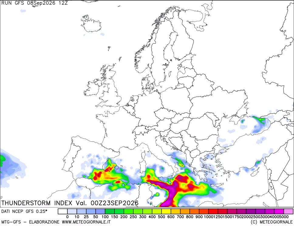 mappa Indice Temporali (TSI)