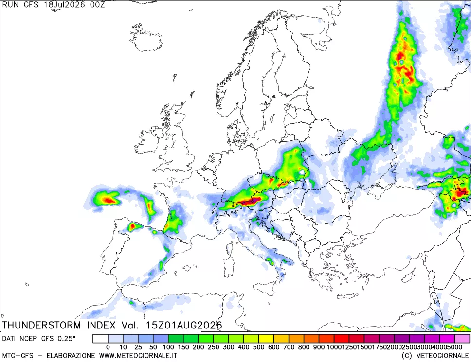 mappa Indice Temporali (TSI)