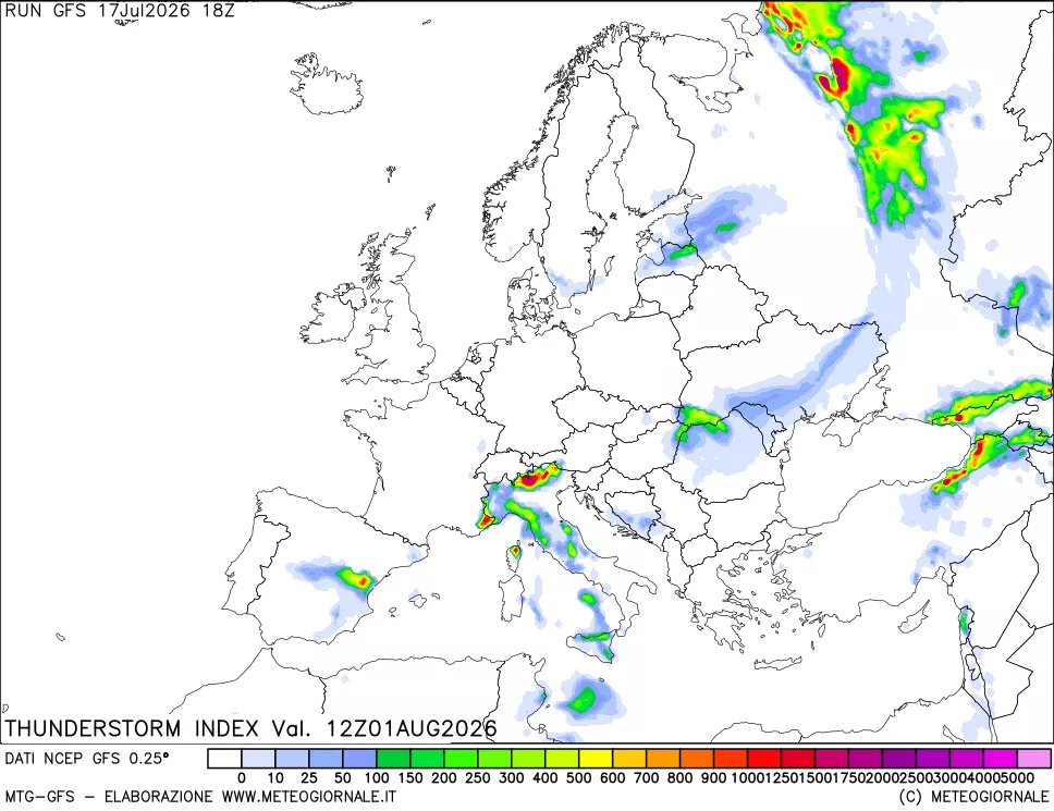 mappa Indice Temporali (TSI)