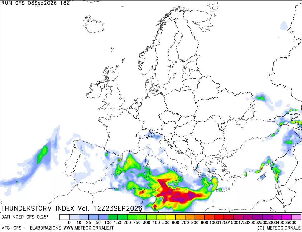 mappa Indice Temporali (TSI)