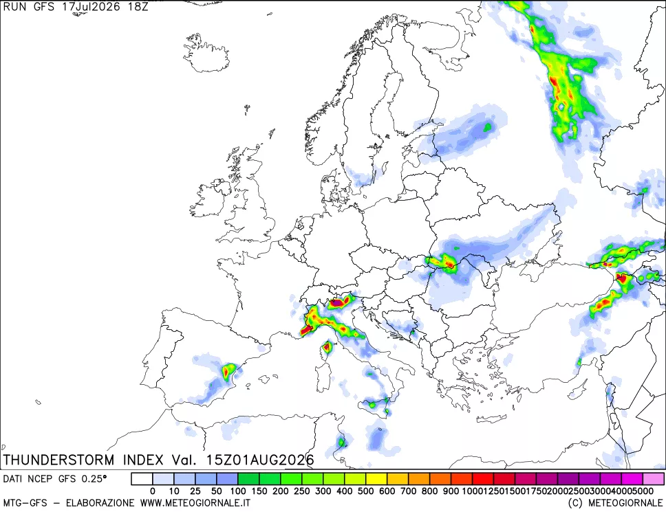 mappa Indice Temporali (TSI)