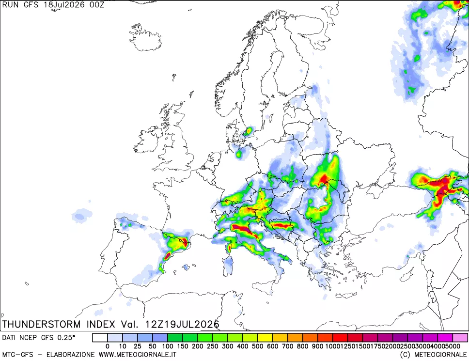 mappa Indice Temporali (TSI)