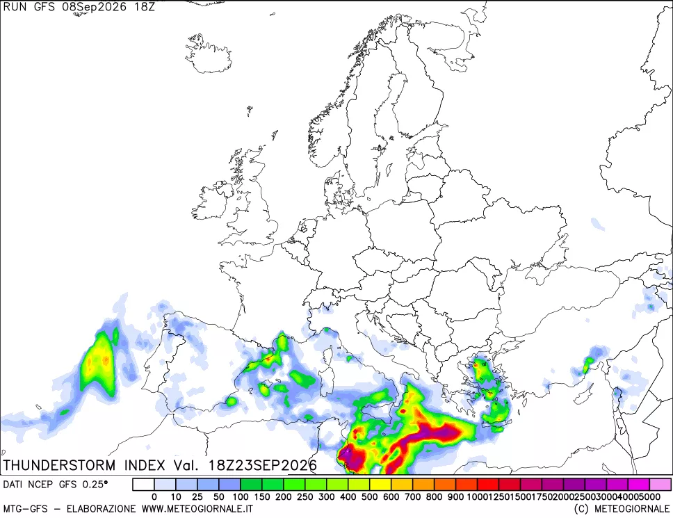 mappa Indice Temporali (TSI)