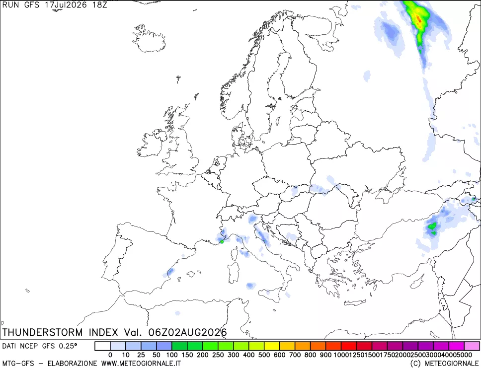 mappa Indice Temporali (TSI)