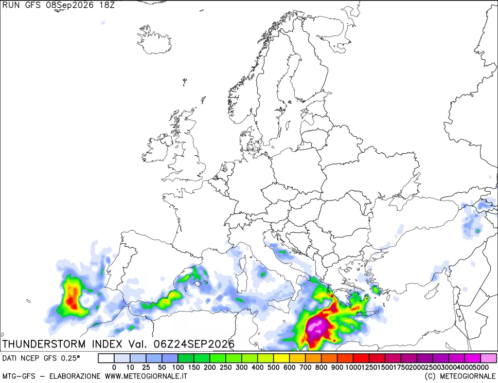 mappa Indice Temporali (TSI)