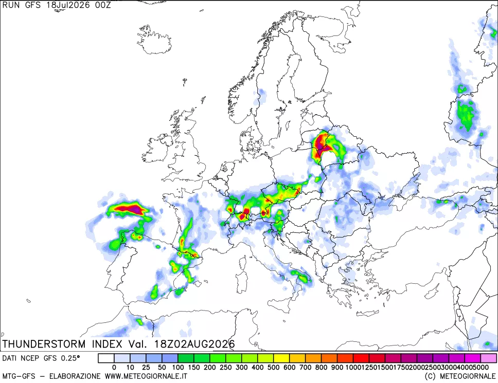 mappa Indice Temporali (TSI)