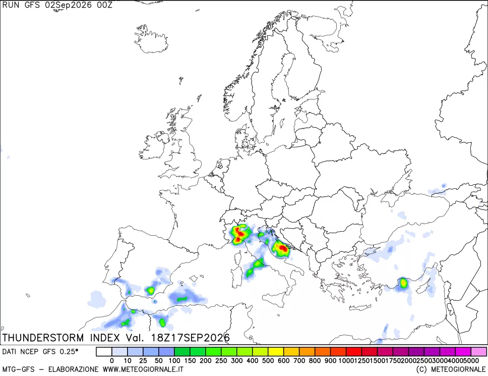 mappa Indice Temporali (TSI)