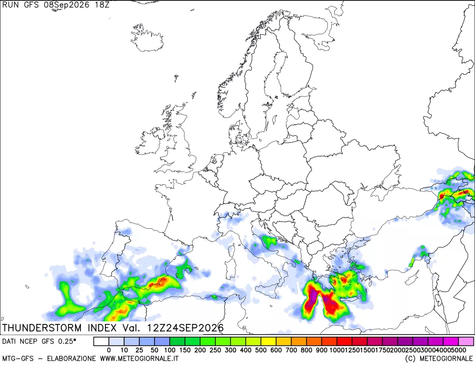 mappa Indice Temporali (TSI)
