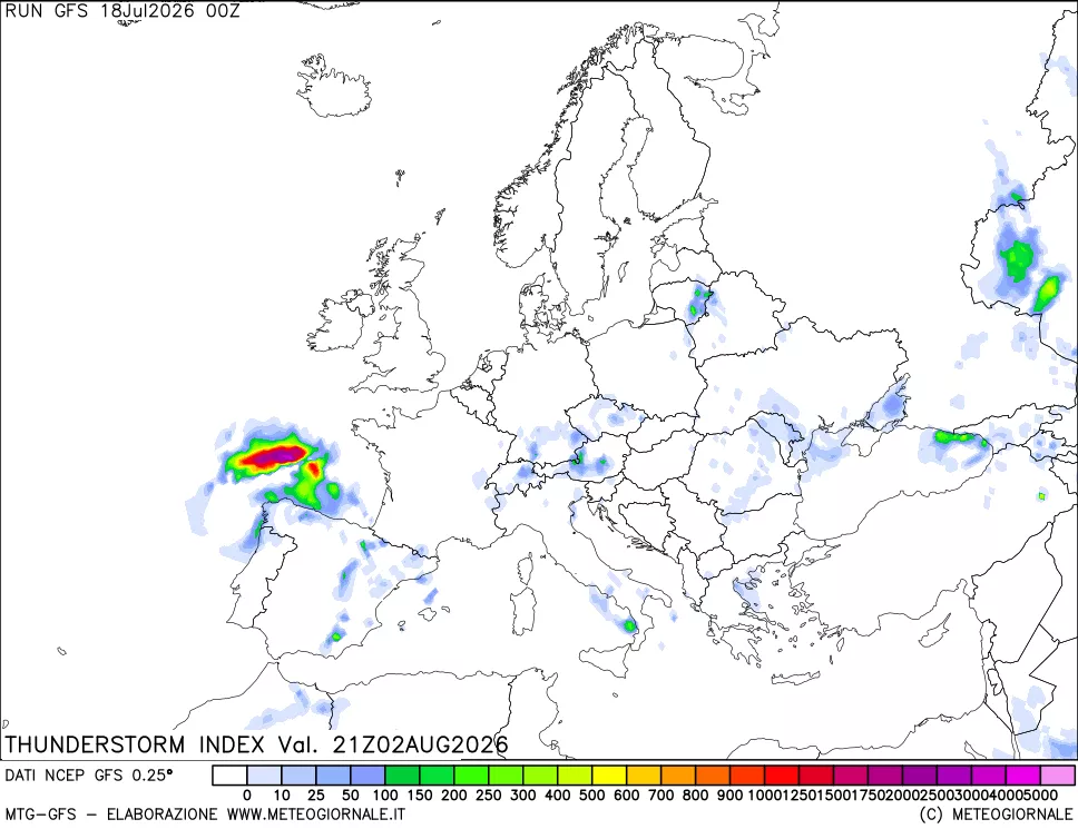mappa Indice Temporali (TSI)