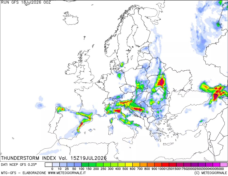 mappa Indice Temporali (TSI)