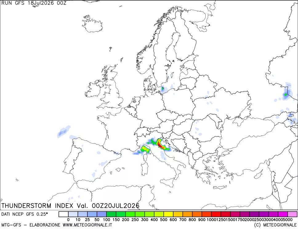 mappa Indice Temporali (TSI)