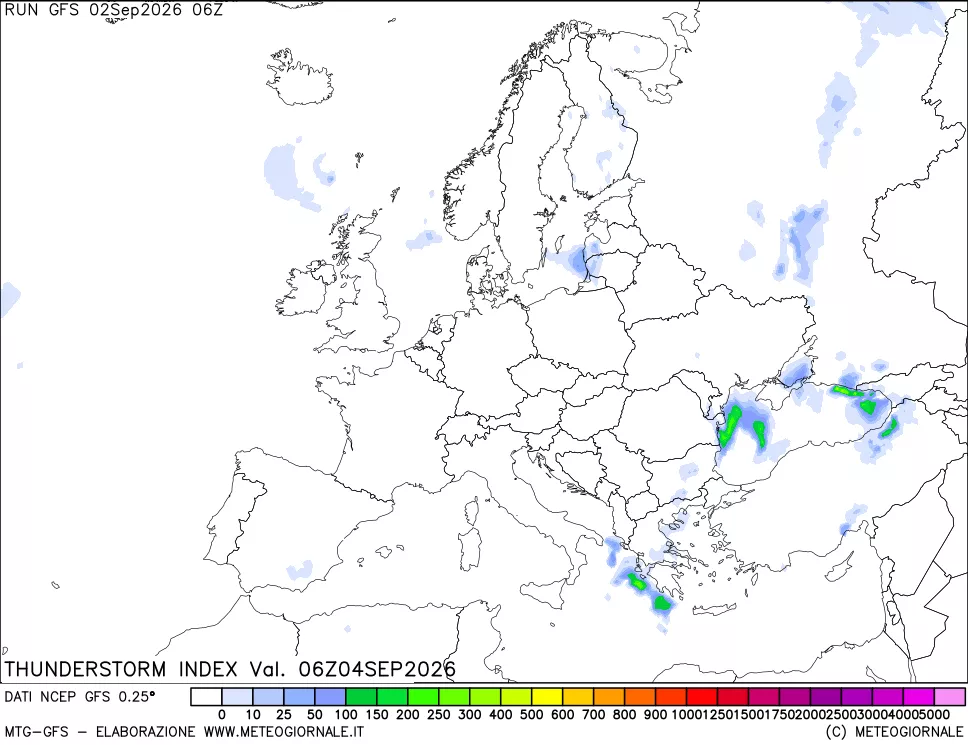mappa Indice Temporali (TSI)