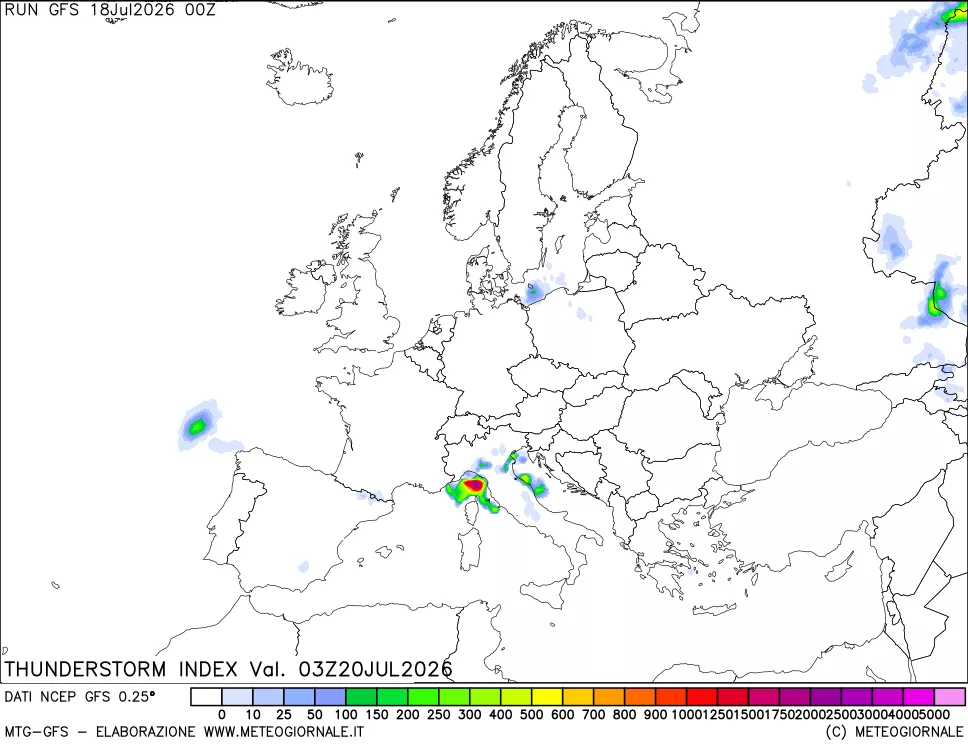 mappa Indice Temporali (TSI)