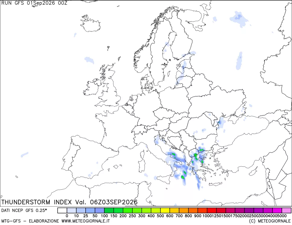 mappa Indice Temporali (TSI)