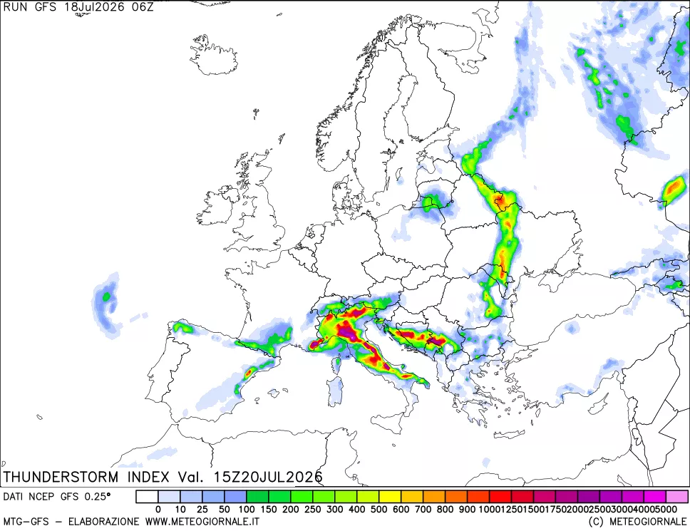 mappa Indice Temporali (TSI)