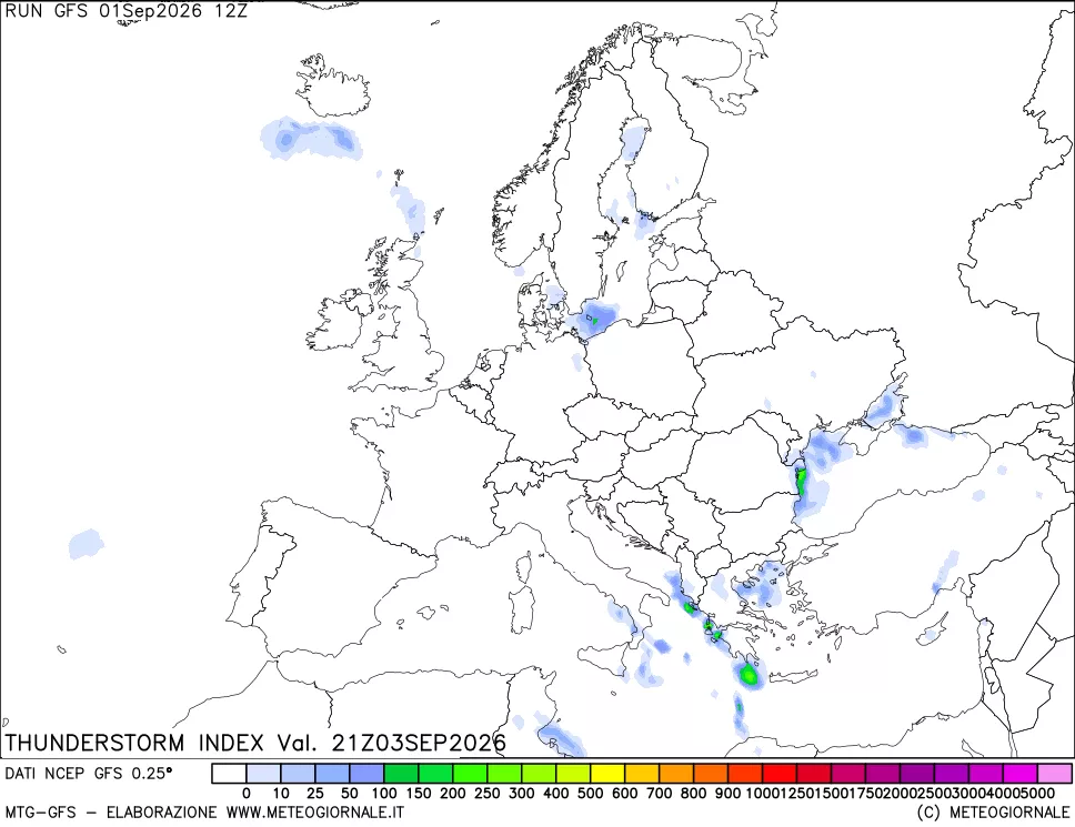 mappa Indice Temporali (TSI)