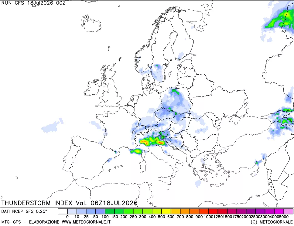 mappa Indice Temporali (TSI)
