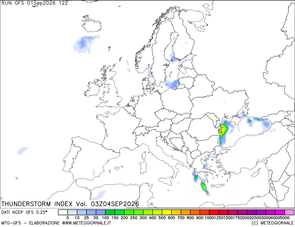 mappa Indice Temporali (TSI)
