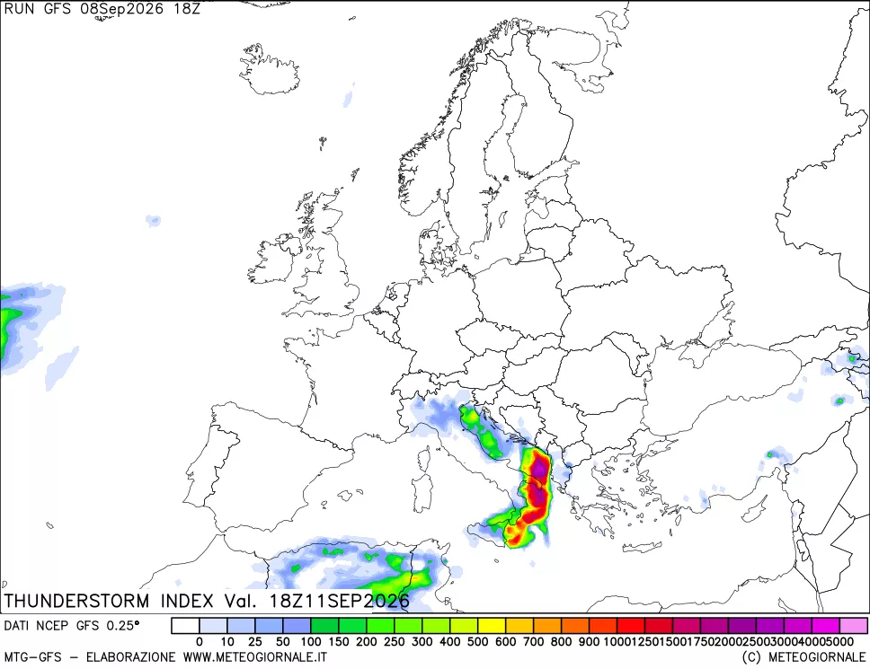mappa Indice Temporali (TSI)