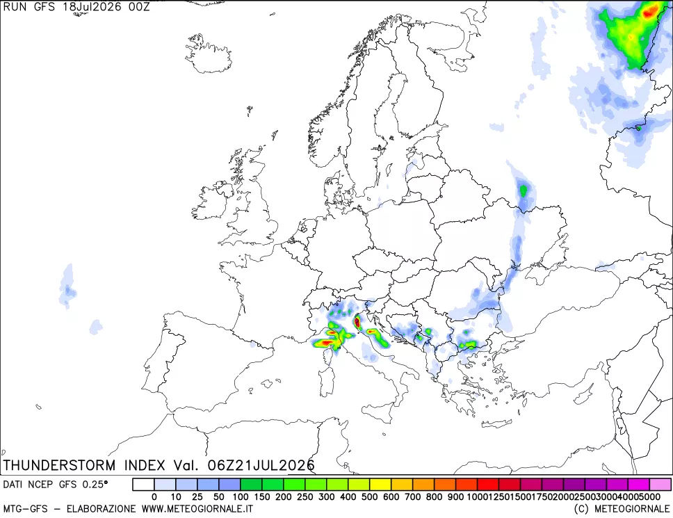 mappa Indice Temporali (TSI)