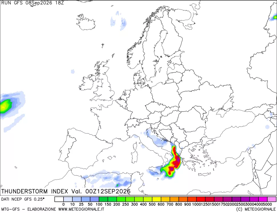 mappa Indice Temporali (TSI)