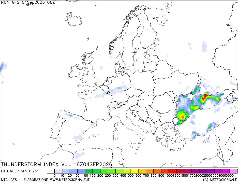 mappa Indice Temporali (TSI)