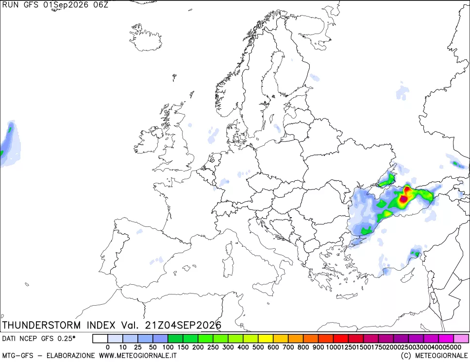 mappa Indice Temporali (TSI)
