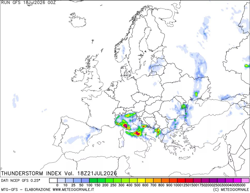 mappa Indice Temporali (TSI)
