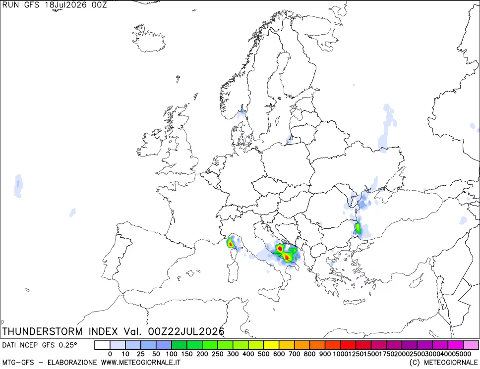 mappa Indice Temporali (TSI)