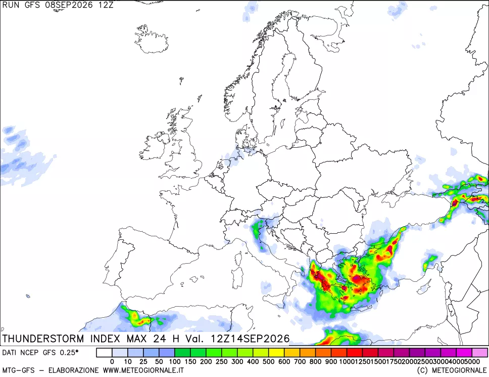mappa Indice Temporali massimo 24 ore