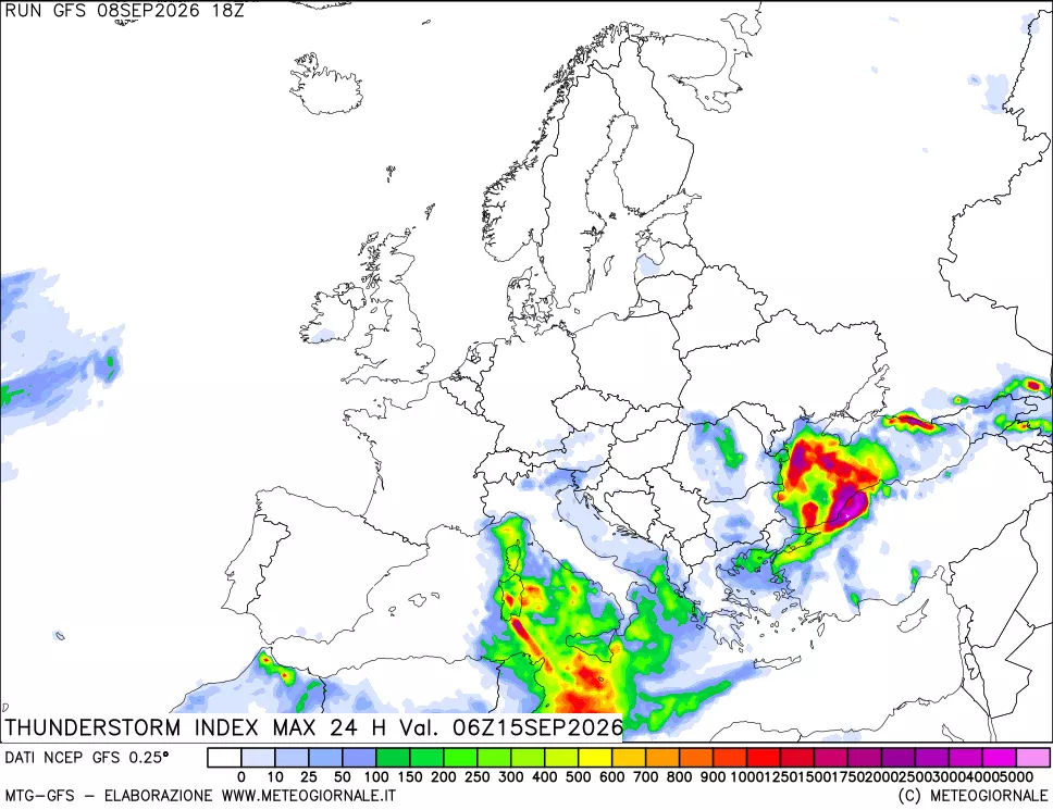mappa TSI Max 24 ore