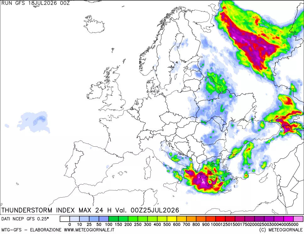 mappa TSI Max 24 ore