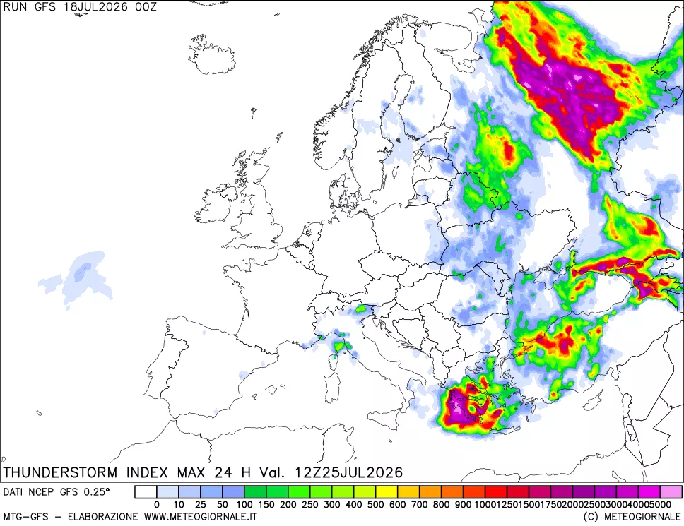 mappa TSI Max 24 ore