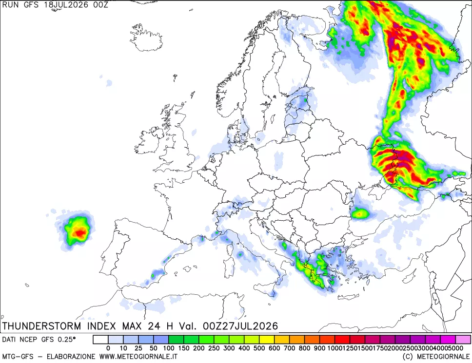 mappa Indice Temporali massimo 24 ore
