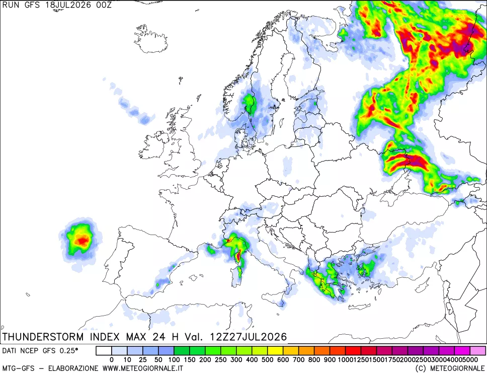 mappa Indice Temporali massimo 24 ore