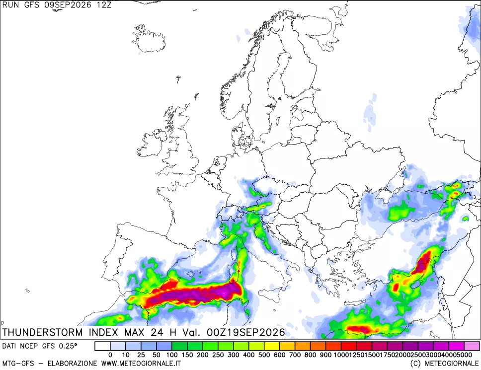mappa TSI Max 24 ore