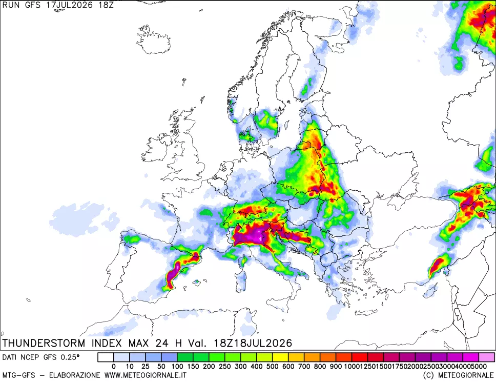 mappa TSI Max 24 ore