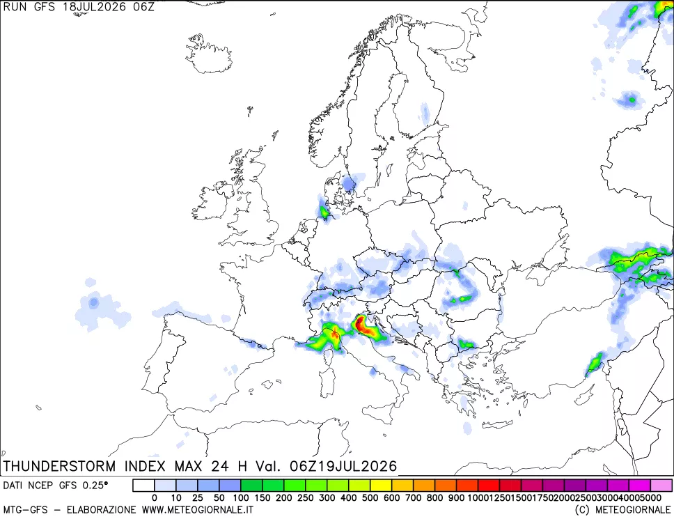 mappa TSI Max 24 ore