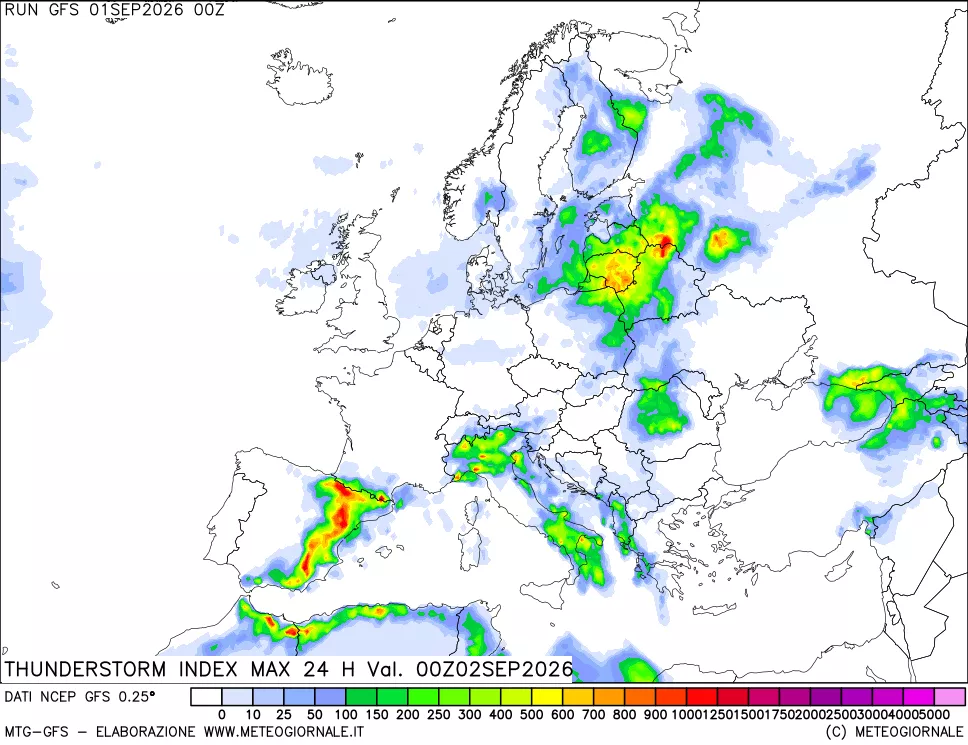 mappa TSI Max 24 ore