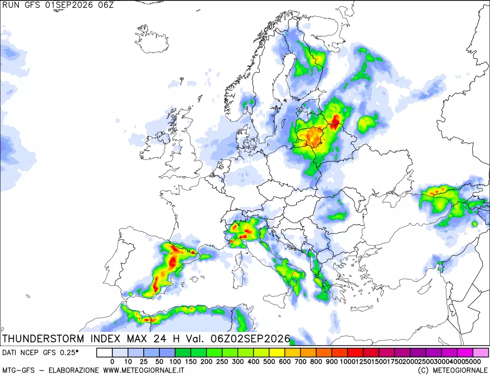mappa Indice Temporali massimo 24 ore