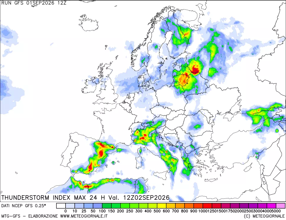 mappa TSI Max 24 ore
