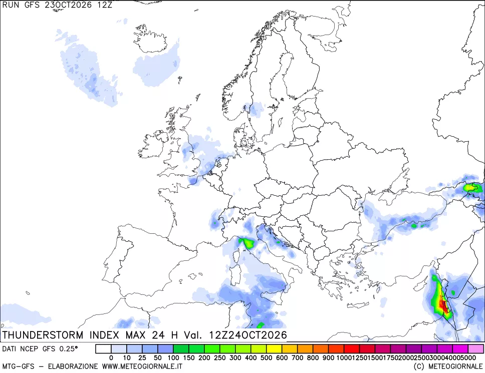 mappa TSI Max 24 ore