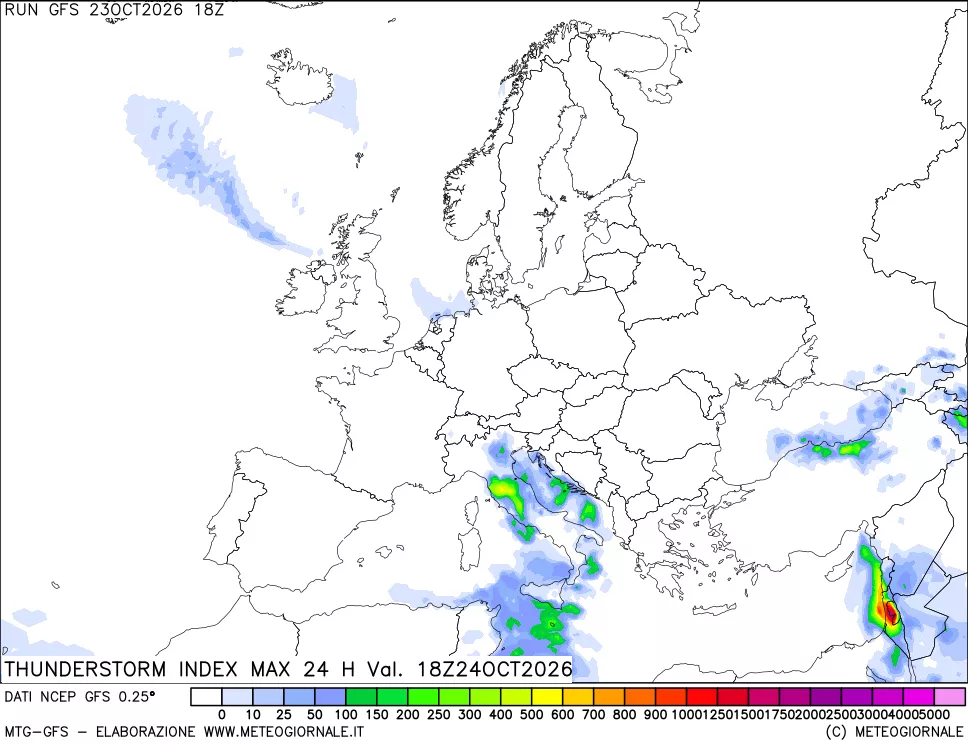 mappa TSI Max 24 ore